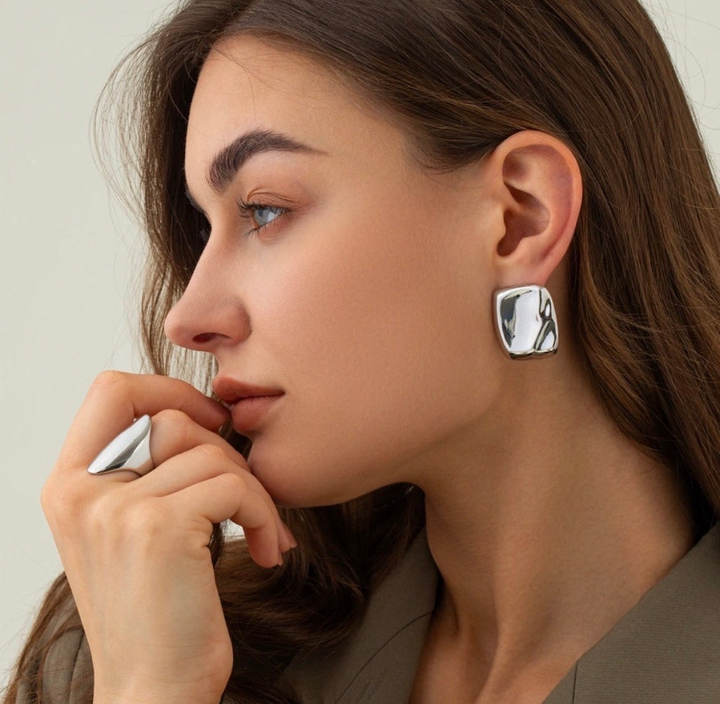 Square Stud Earring
