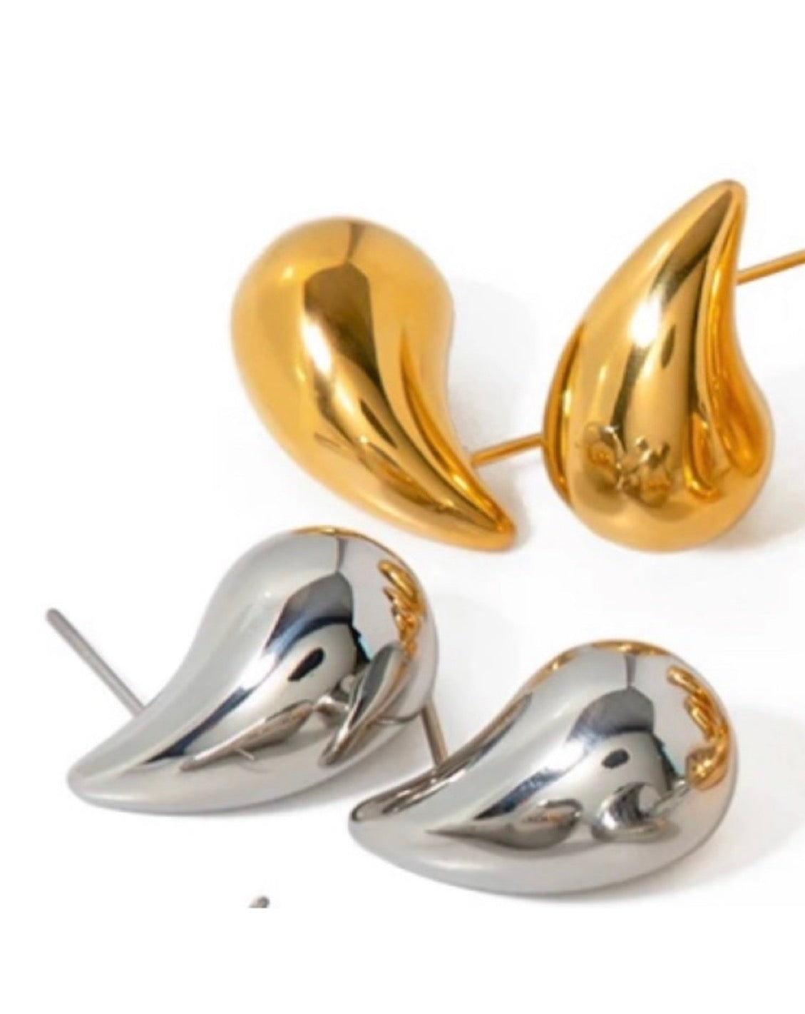 Teardrop Studs